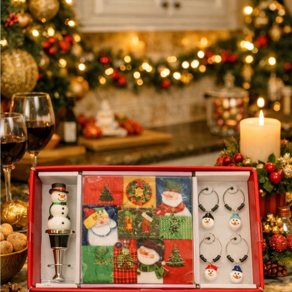 🎁 New - Christmas Wine Gift Set